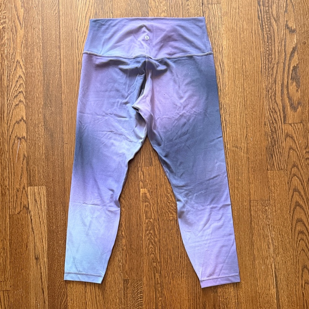 lululemon Align High Rise Ombre Purple Leggings